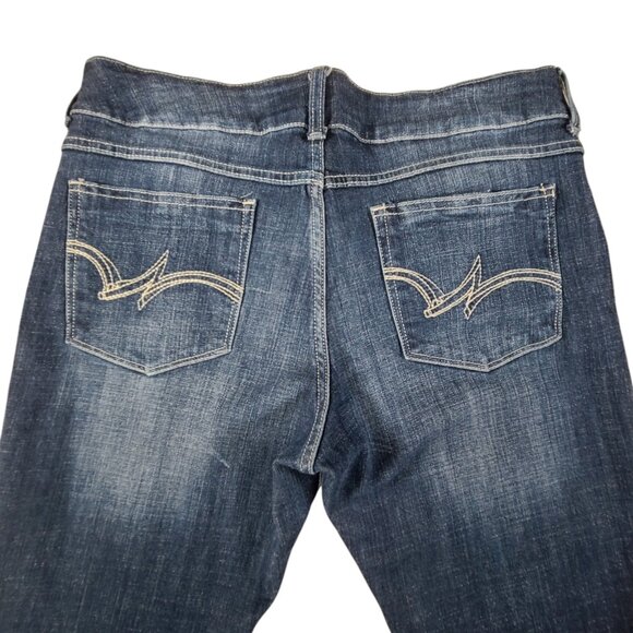 Wrangler Bootcut Jeans Women 34x29 Medium Wash Blue Denim Medium Rise - Picture 6 of 12